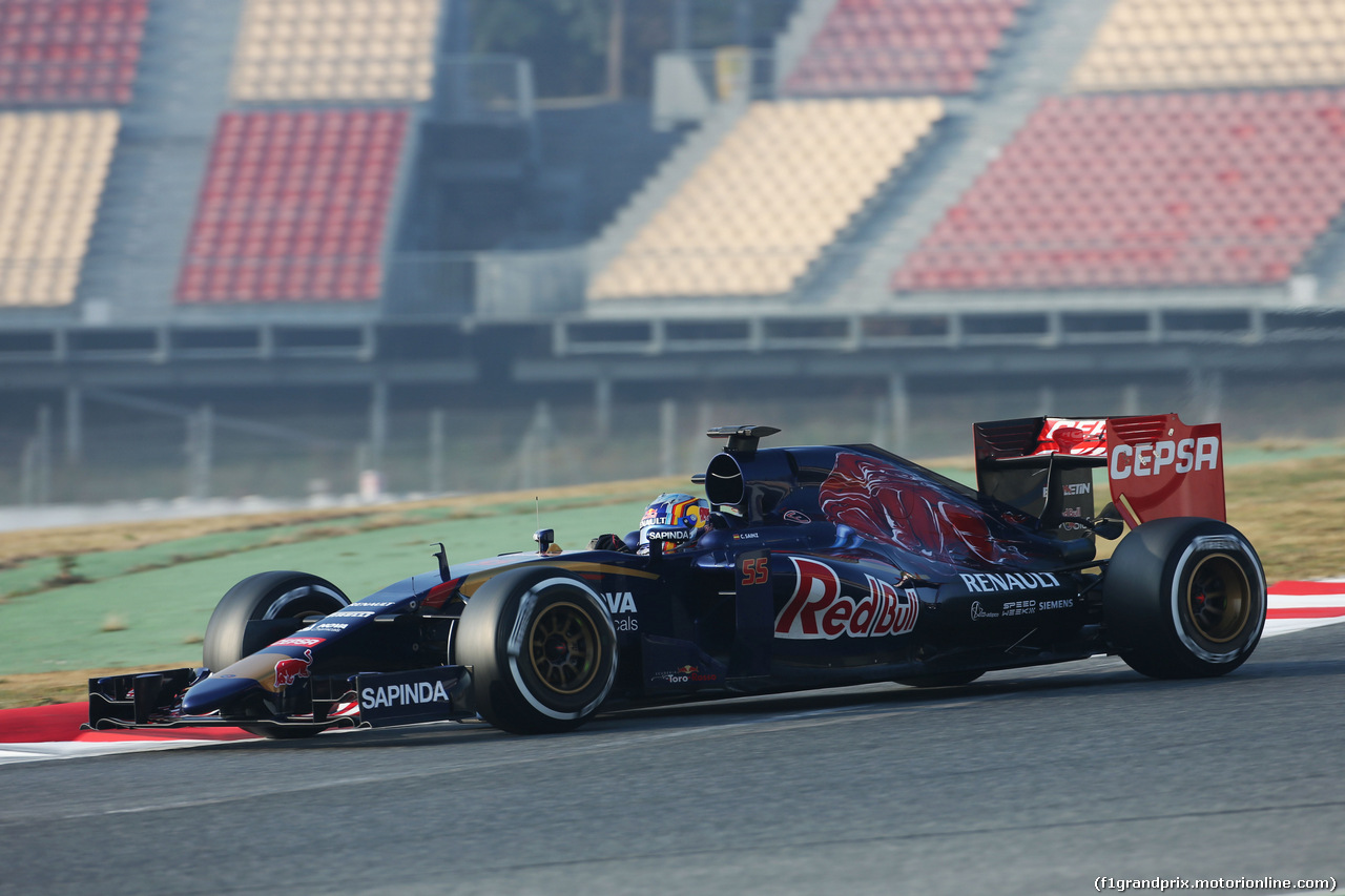 TEST F1 BARCELLONA 20 FEBBRAIO, Max Verstappen (NLD) Scuderia Toro Rosso STR10.
20.02.2015.