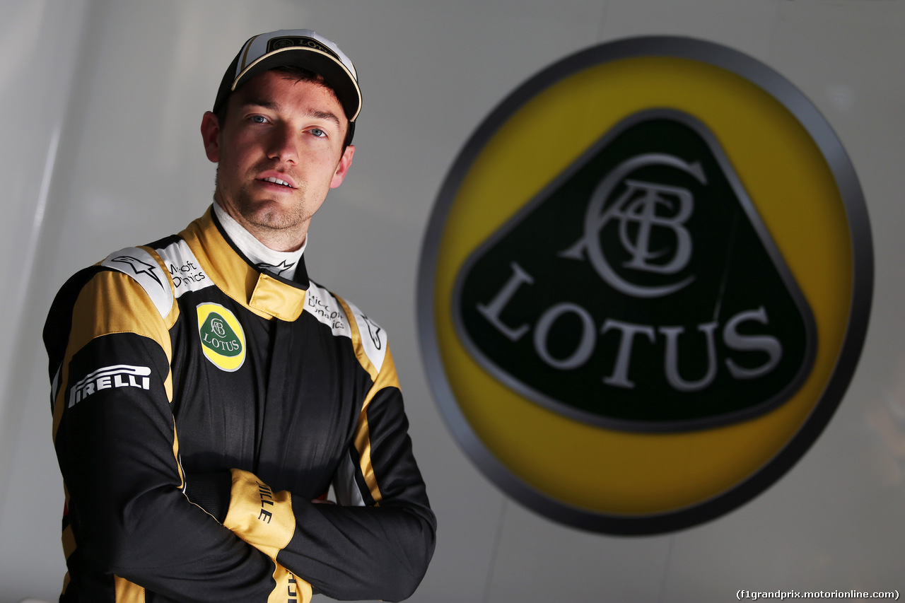 TEST F1 BARCELLONA 20 FEBBRAIO, Jolyon Palmer (GBR) Lotus F1 Team Test e Reserve Driver.
20.02.2015.