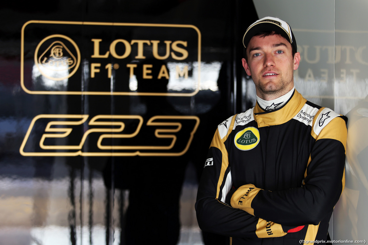 TEST F1 BARCELLONA 20 FEBBRAIO, Jolyon Palmer (GBR) Lotus F1 Team Test e Reserve Driver.
20.02.2015.