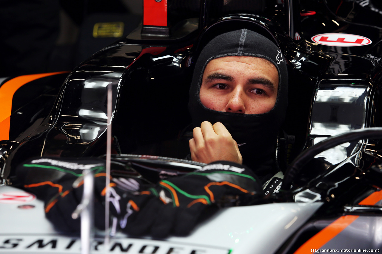 TEST F1 BARCELLONA 20 FEBBRAIO, Sergio Perez (MEX) Sahara Force India F1 VJM07.
20.02.2015.