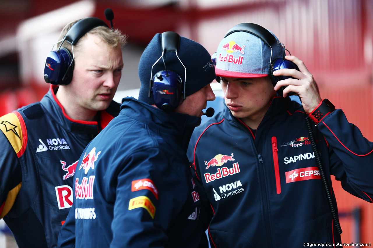 TEST F1 BARCELLONA 20 FEBBRAIO, Max Verstappen (NLD) Scuderia Toro Rosso.
20.02.2015.