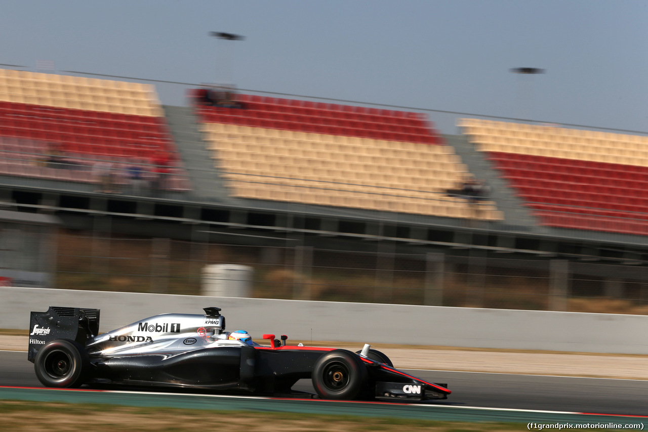 TEST F1 BARCELLONA 20 FEBBRAIO, Fernando Alonso (ESP), McLaren Honda 
20.02.2015.