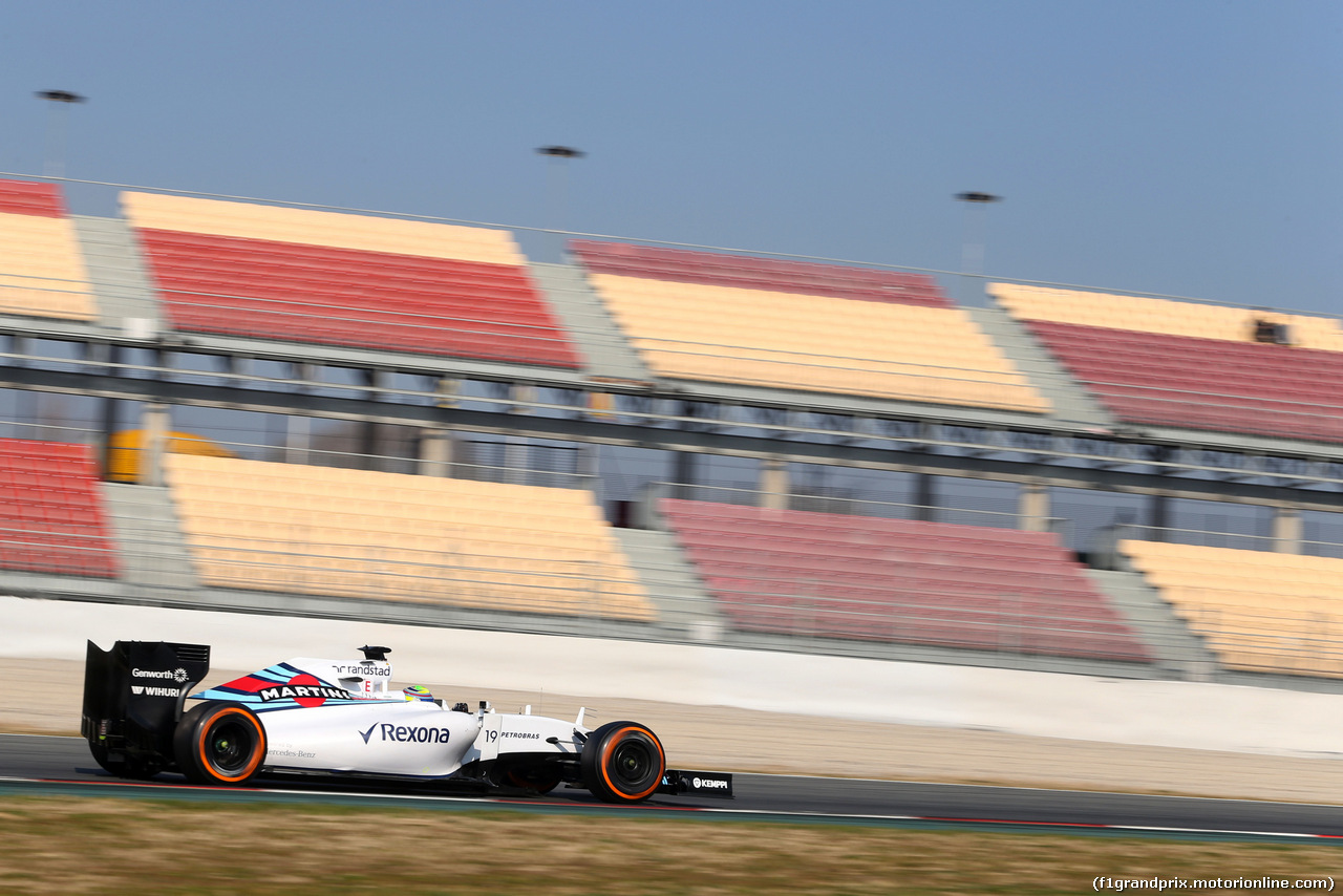 TEST F1 BARCELLONA 20 FEBBRAIO, Felipe Massa (BRA), Williams F1 Team 
20.02.2015.