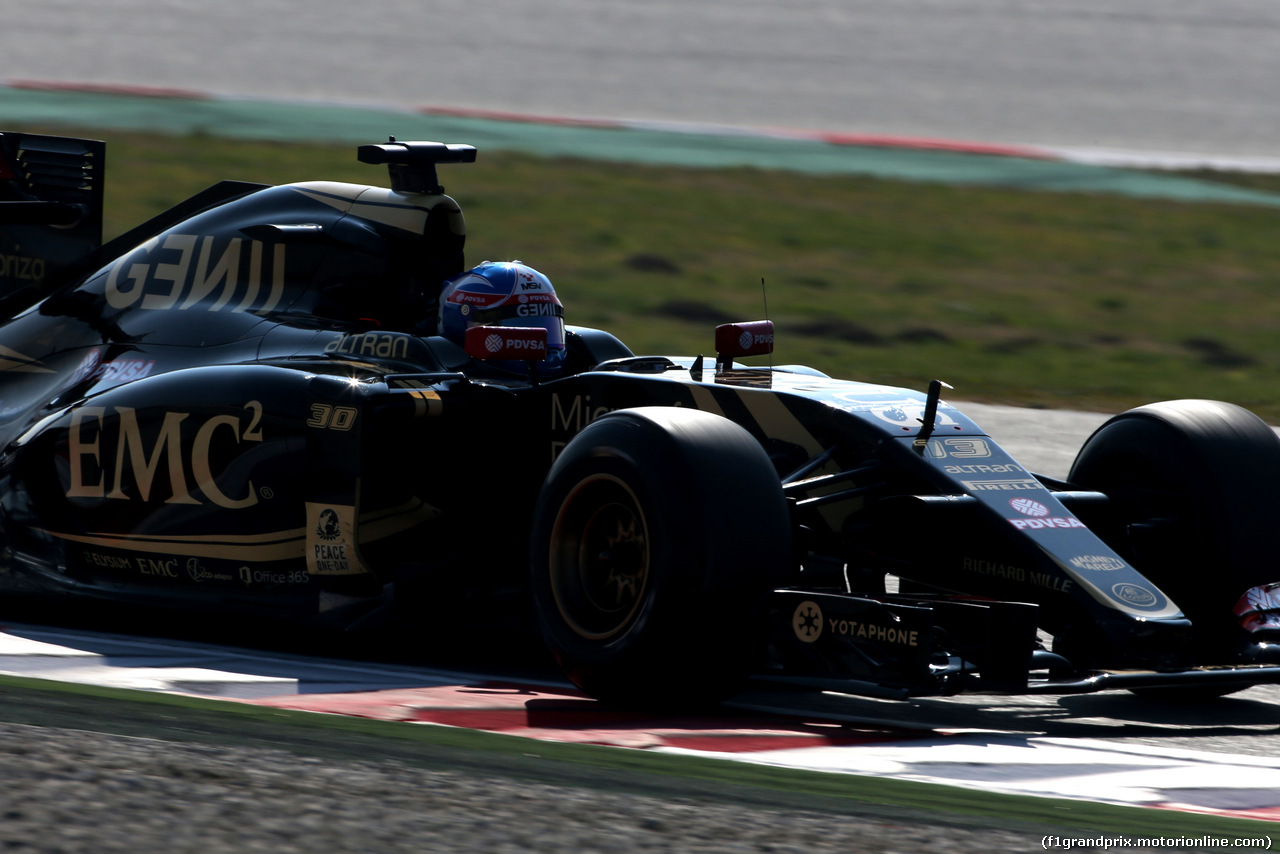 TEST F1 BARCELLONA 20 FEBBRAIO, Jolyon Palmer (GBR), Lotus F1 Team 
20.02.2015.