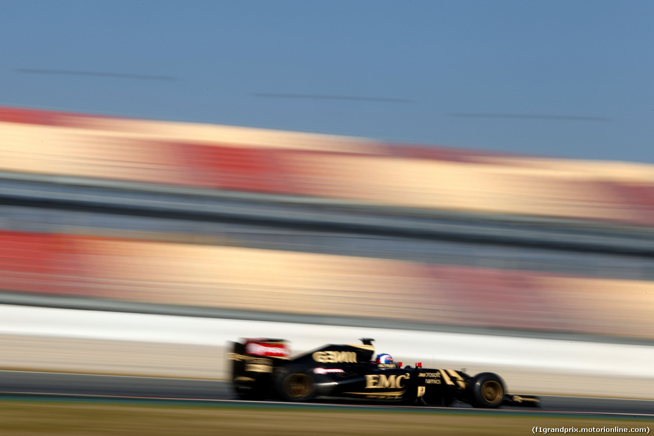 TEST F1 BARCELLONA 20 FEBBRAIO, Jolyon Palmer (GBR), Lotus F1 Team 
20.02.2015.