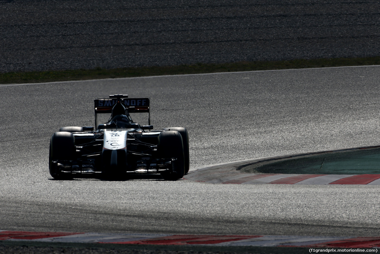 TEST F1 BARCELLONA 20 FEBBRAIO, Sergio Perez (MEX), Sahara Force India 
20.02.2015.