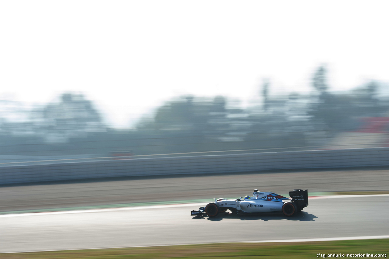 TEST F1 BARCELLONA 20 FEBBRAIO, Felipe Massa (BRA) Williams FW37.
20.02.2015.