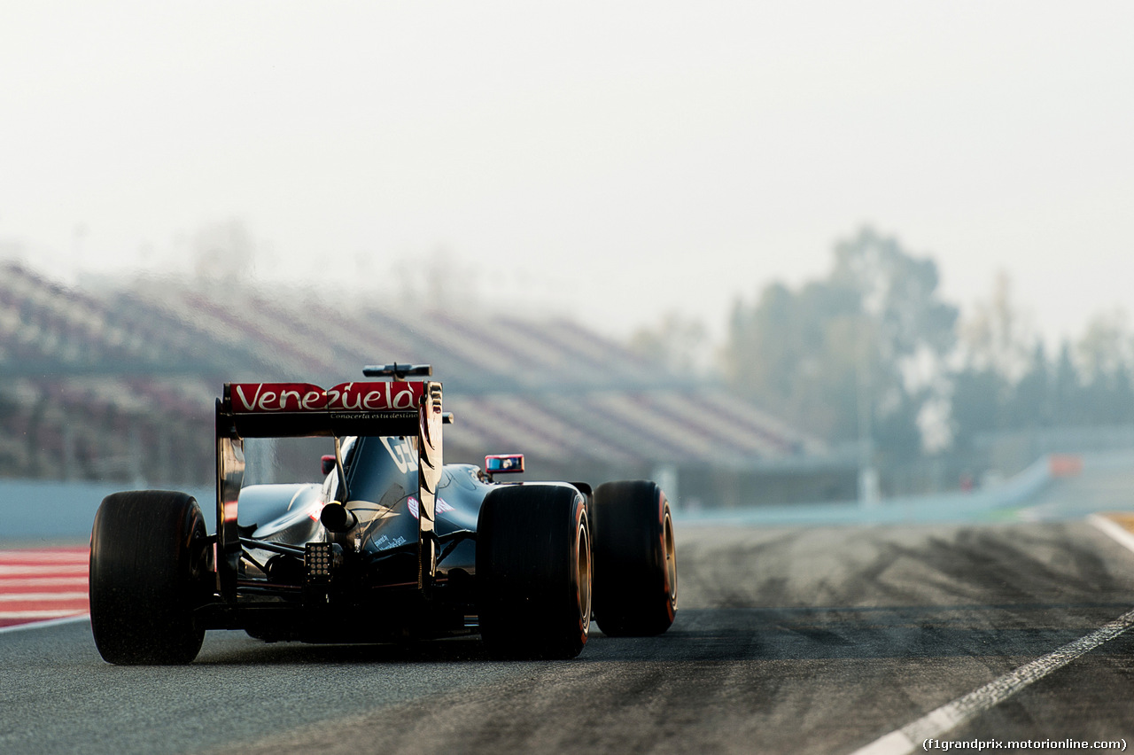 TEST F1 BARCELLONA 20 FEBBRAIO, Jolyon Palmer (GBR) Lotus F1 E23 Test e Reserve Driver.
20.02.2015.