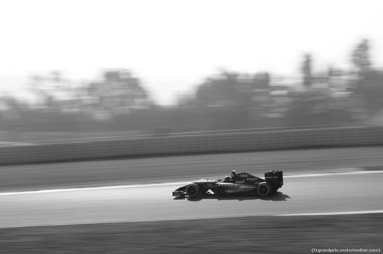 TEST F1 BARCELLONA 20 FEBBRAIO, Sergio Perez (MEX) Sahara Force India F1 VJM07.
20.02.2015.