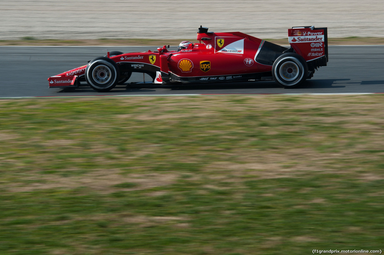 TEST F1 BARCELLONA 20 FEBBRAIO, Kimi Raikkonen (FIN) Ferrari SF15-T.
20.02.2015.