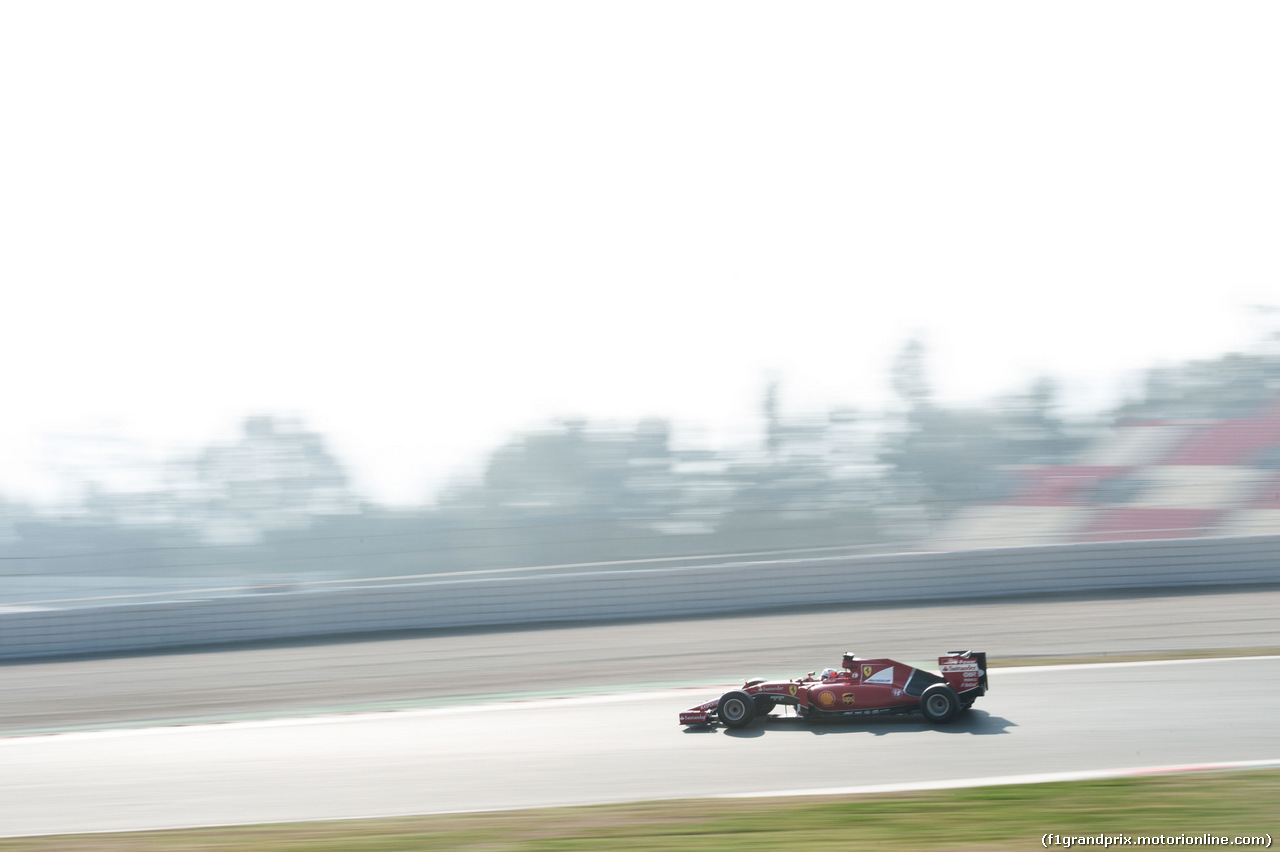 TEST F1 BARCELLONA 20 FEBBRAIO, Kimi Raikkonen (FIN) Ferrari SF15-T.
20.02.2015.