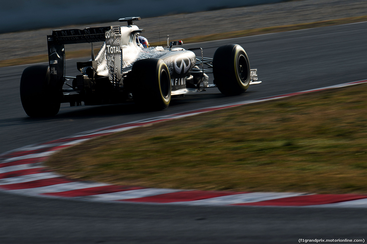 TEST F1 BARCELLONA 20 FEBBRAIO, Daniel Ricciardo (AUS) Red Bull Racing RB11.
20.02.2015.