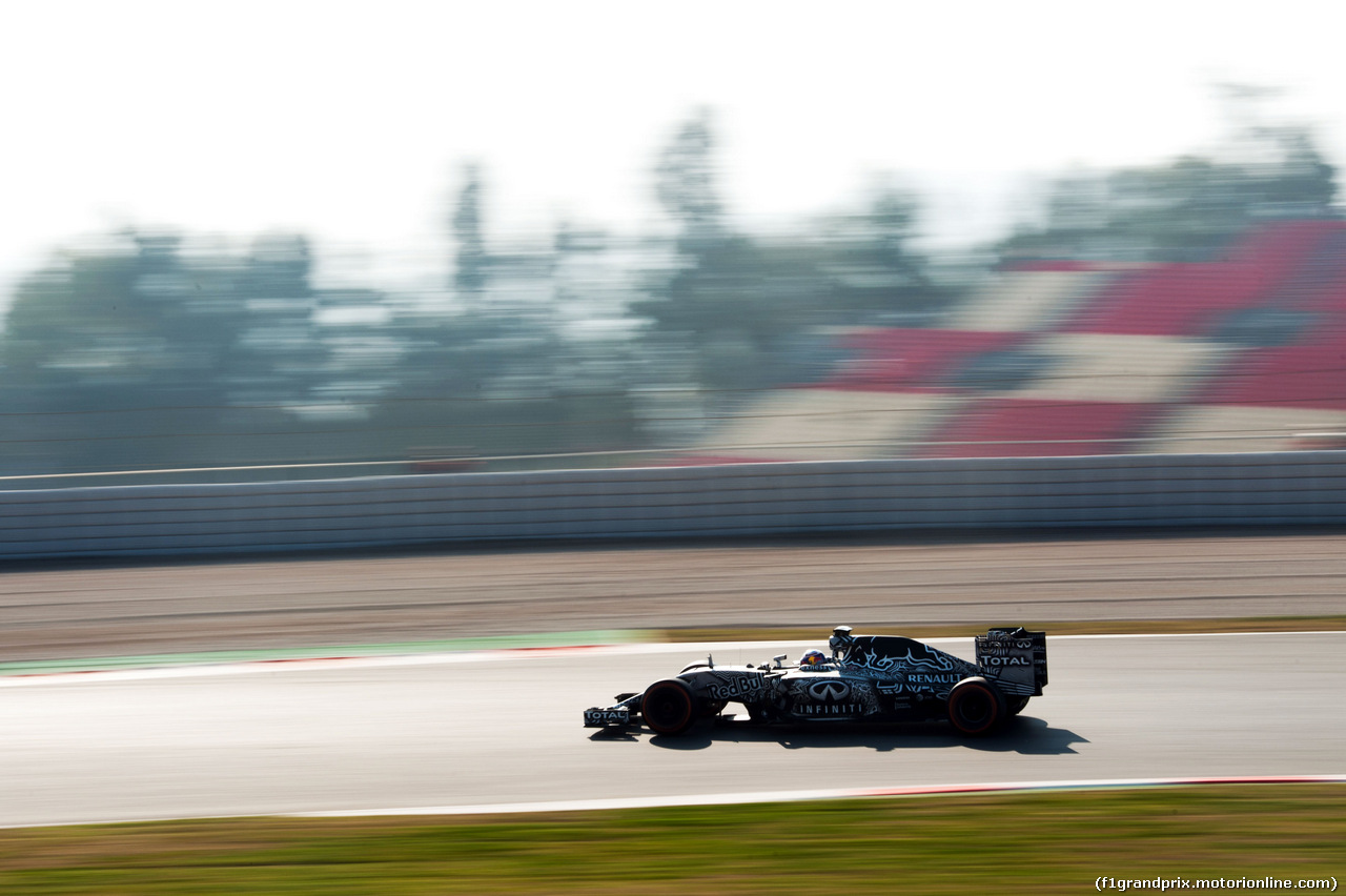 TEST F1 BARCELLONA 20 FEBBRAIO, Daniel Ricciardo (AUS) Red Bull Racing RB11.
20.02.2015.