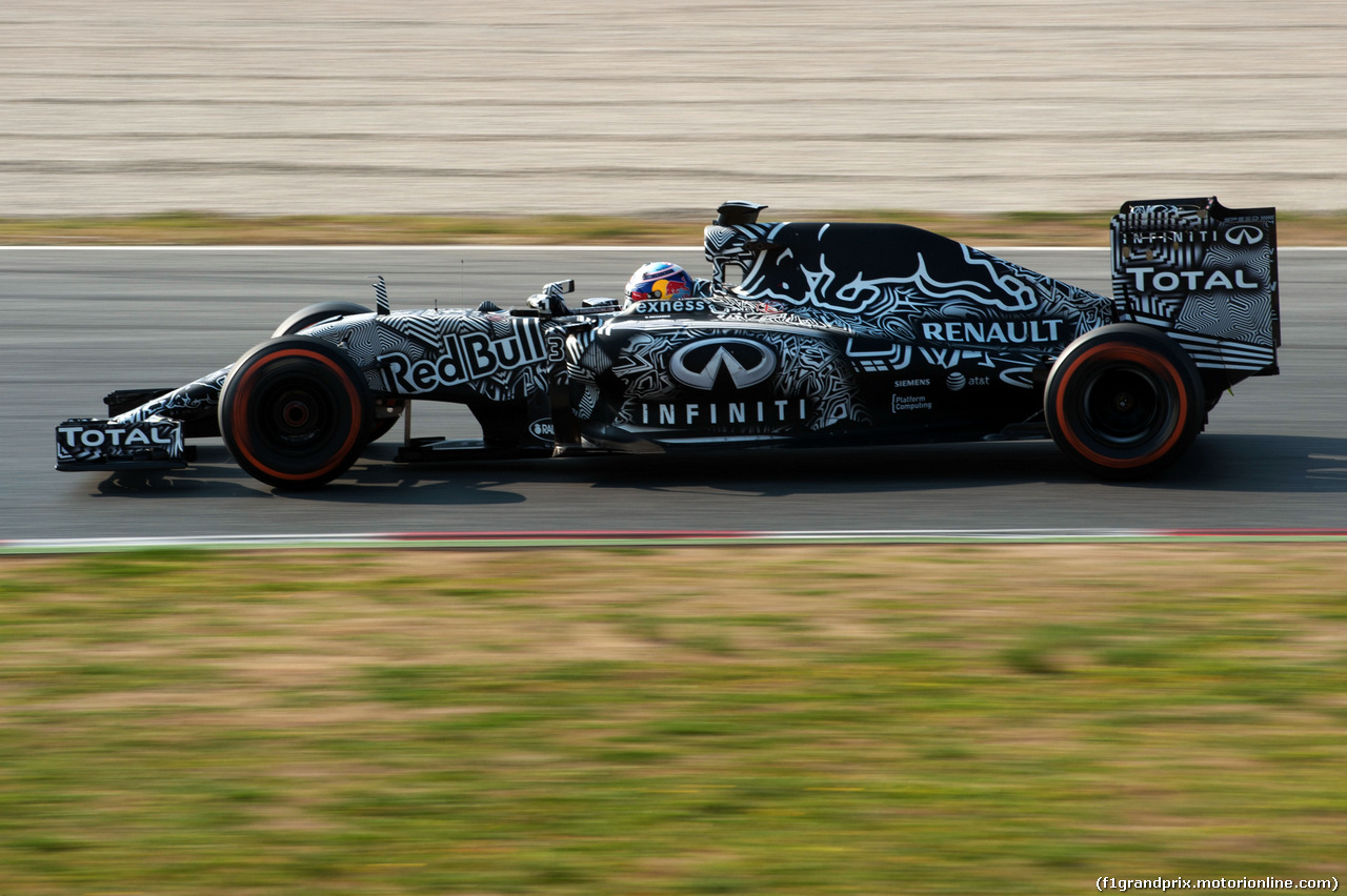 TEST F1 BARCELLONA 20 FEBBRAIO, Daniel Ricciardo (AUS) Red Bull Racing RB11.
20.02.2015.