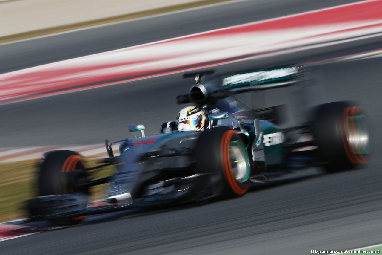 TEST F1 BARCELLONA 20 FEBBRAIO, Lewis Hamilton (GBR) Mercedes AMG F1 W06.
20.02.2015.