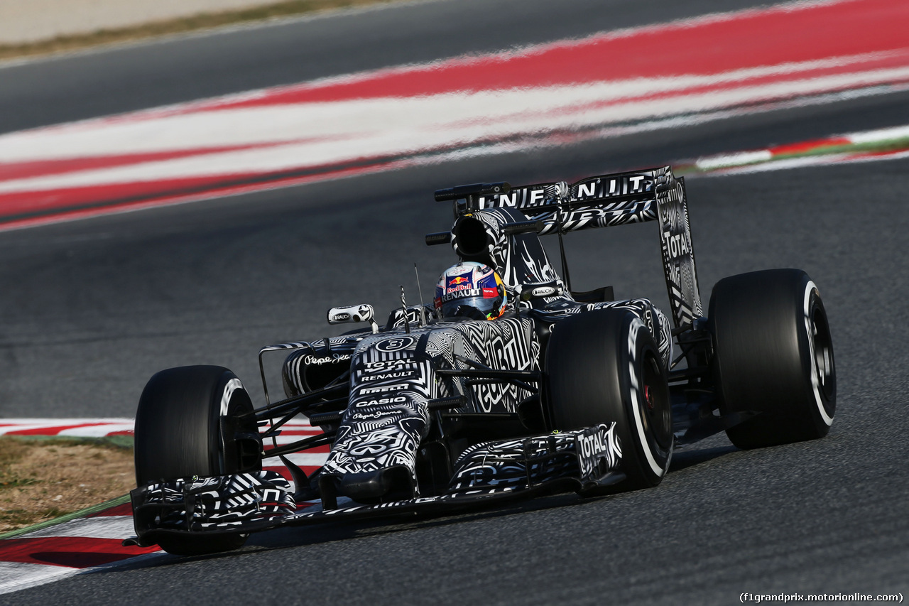 TEST F1 BARCELLONA 20 FEBBRAIO, Daniel Ricciardo (AUS) Red Bull Racing RB11.
20.02.2015.