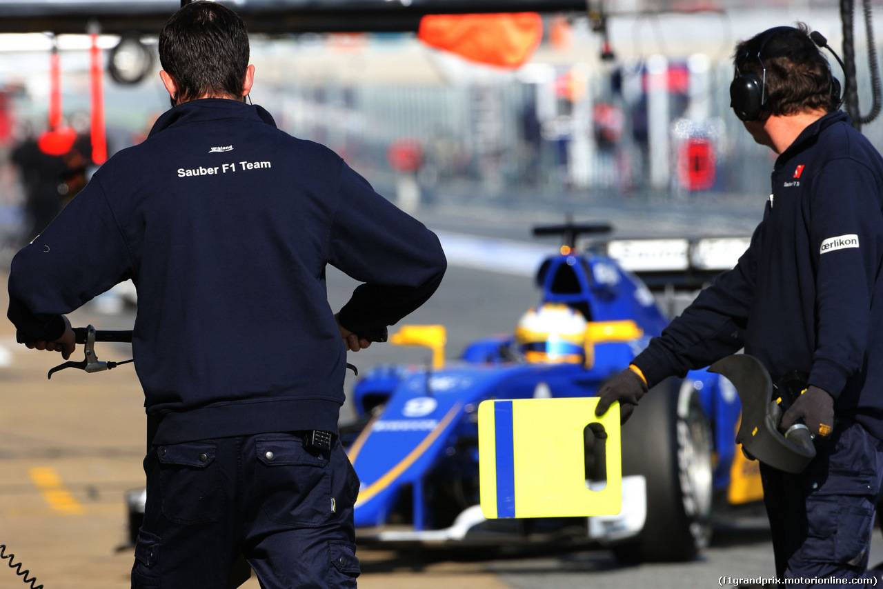 TEST F1 BARCELLONA 20 FEBBRAIO, Marcus Ericsson (SWE), Sauber F1 Team 
20.02.2015.