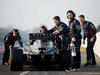 TEST F1 BARCELLONA 20 FEBBRAIO, Daniel Ricciardo (AUS) Red Bull Racing RB11 is pushed back down the pit lane by meccanici.
20.02.2015.