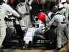 TEST F1 BARCELLONA 21 FEBBRAIO, Valtteri Bottas (FIN) Williams FW37 practices a pit stop.
21.02.2015.