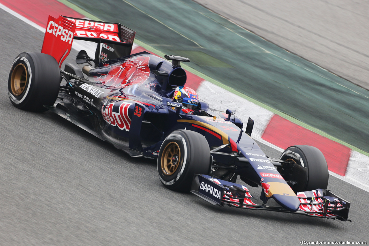 TEST F1 BARCELLONA 21 FEBBRAIO, Max Verstappen (NLD) Scuderia Toro Rosso STR10.
21.02.2015.