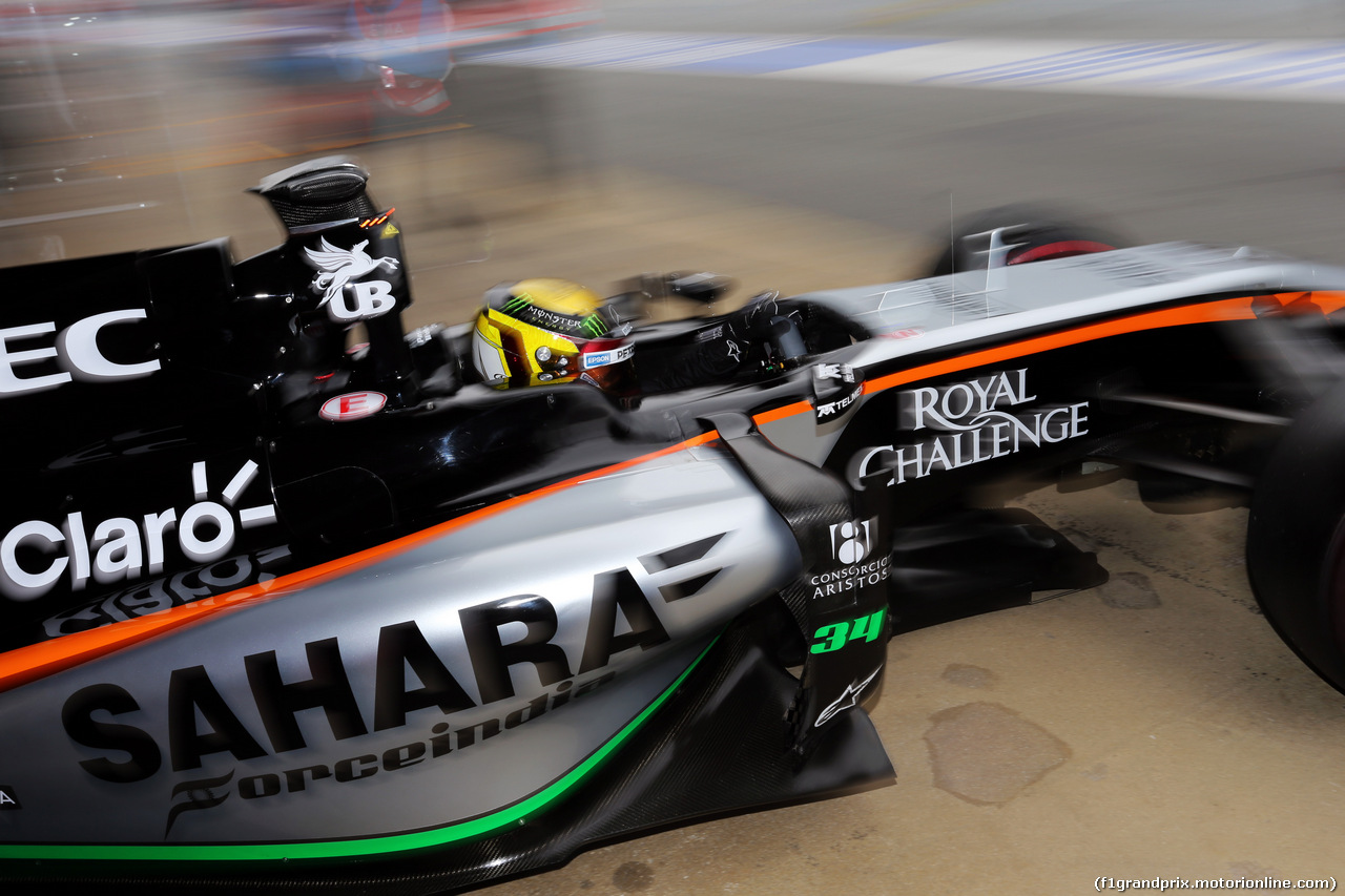 TEST F1 BARCELLONA 21 FEBBRAIO, Pascal Wehrlein (GER) Sahara Force India F1 VJM07.
21.02.2015.
