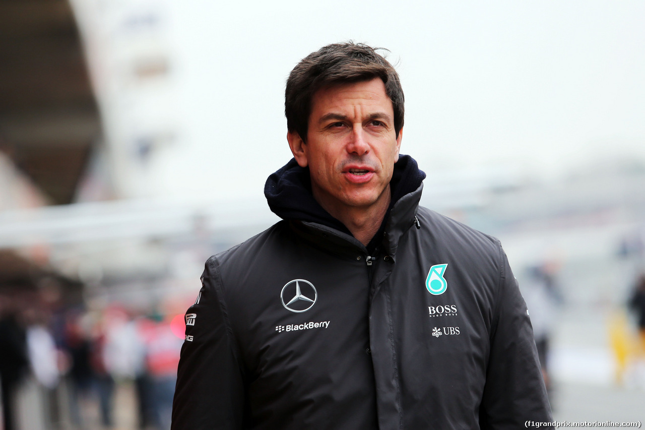 TEST F1 BARCELLONA 21 FEBBRAIO, Toto Wolff (GER) Mercedes AMG F1 Shareholder e Executive Director.
21.02.2015.