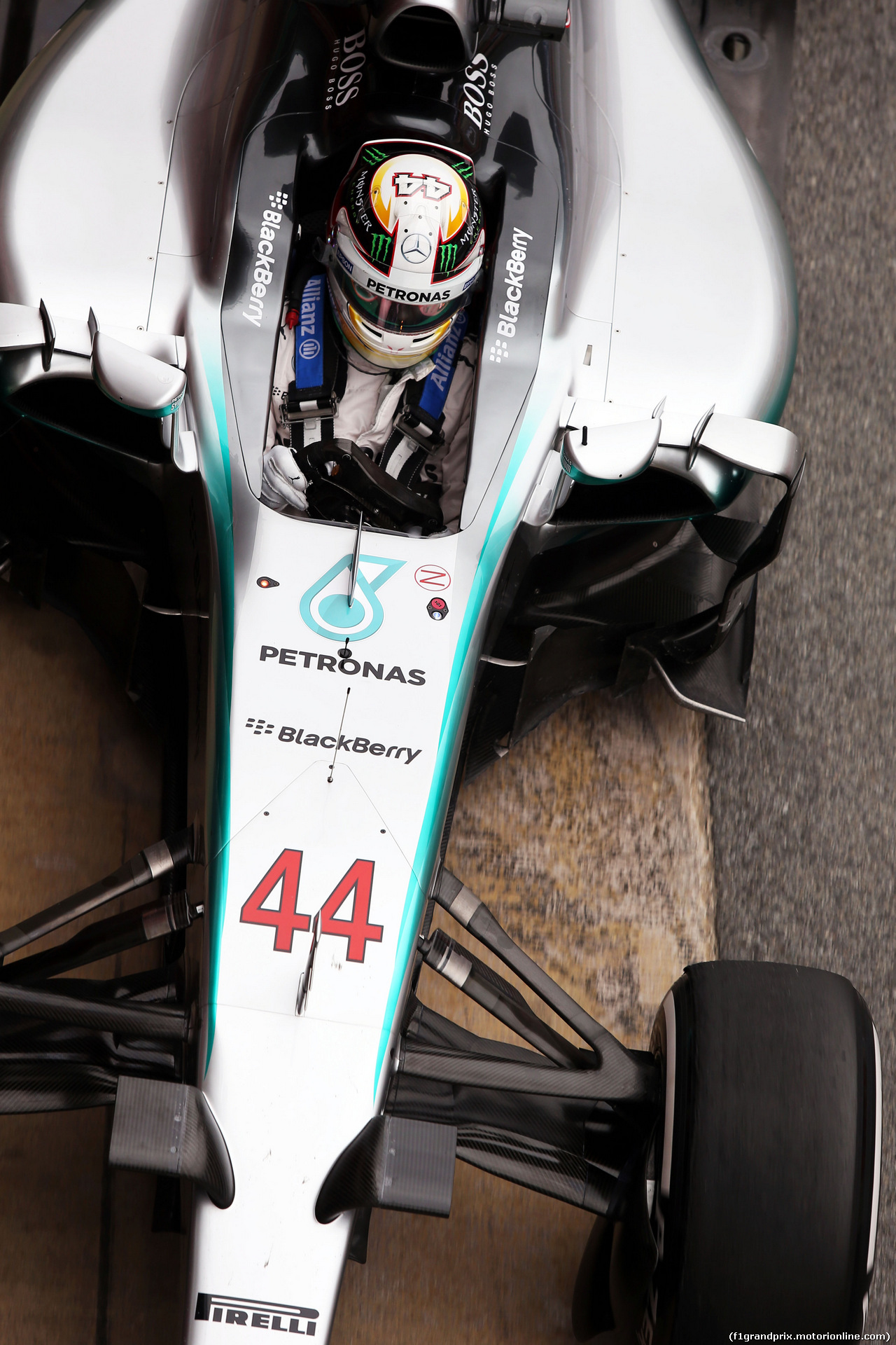 TEST F1 BARCELLONA 21 FEBBRAIO, Lewis Hamilton (GBR) Mercedes AMG F1 W06.
21.02.2015.