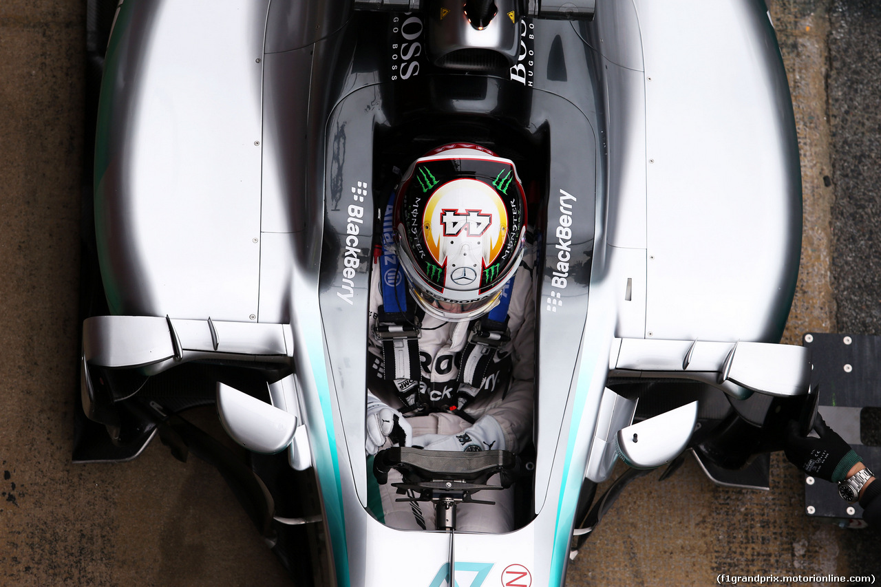 TEST F1 BARCELLONA 21 FEBBRAIO, Lewis Hamilton (GBR) Mercedes AMG F1 W06.
21.02.2015.