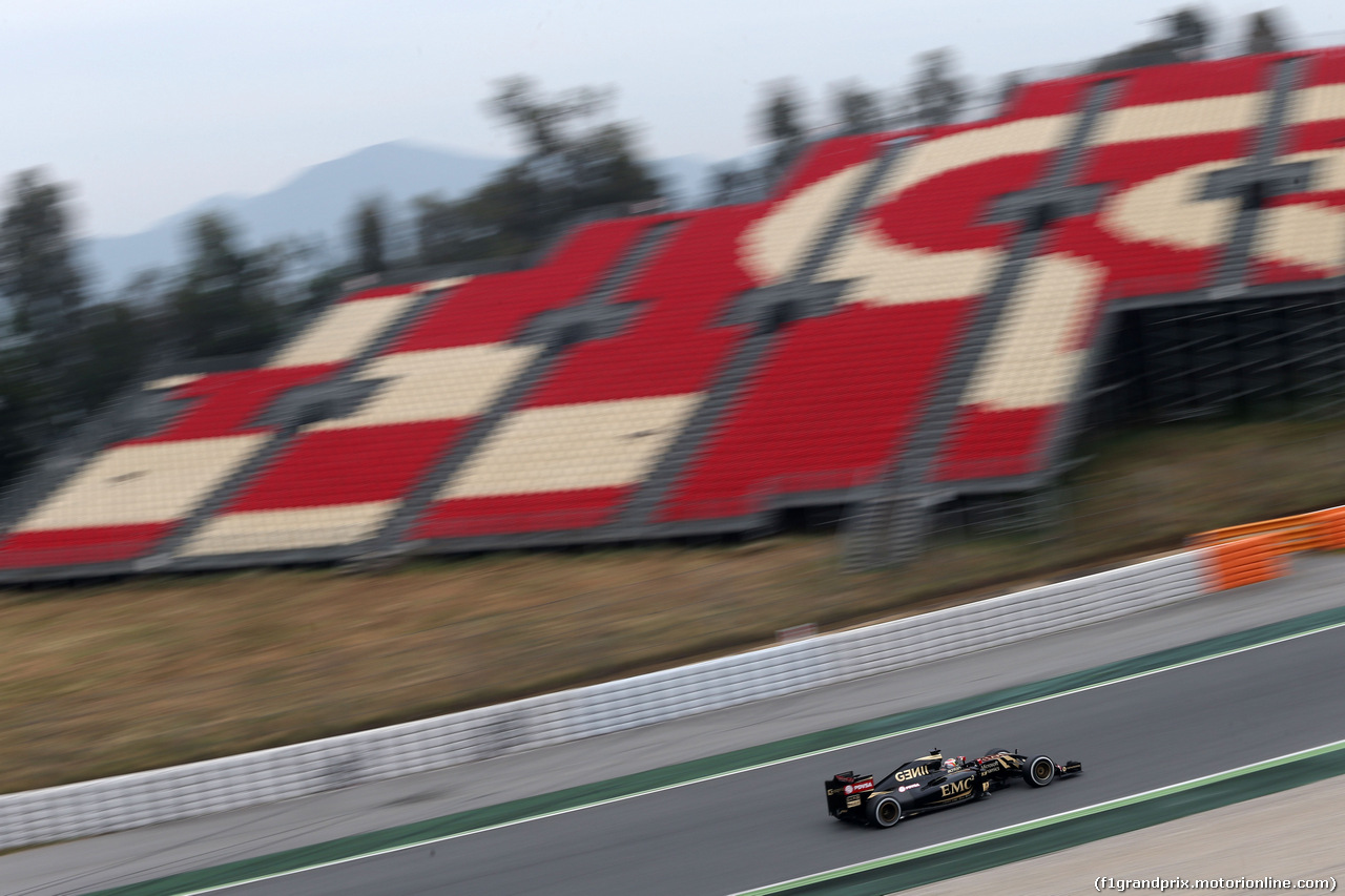 TEST F1 BARCELLONA 21 FEBBRAIO, Pastor Maldonado (VEN), Lotus F1 Team 
21.02.2015.