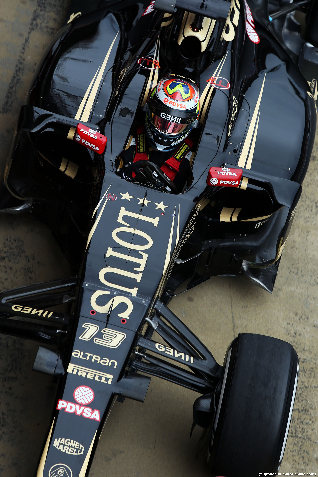 TEST F1 BARCELLONA 21 FEBBRAIO, Pastor Maldonado (VEN) Lotus F1 E23.
21.02.2015.