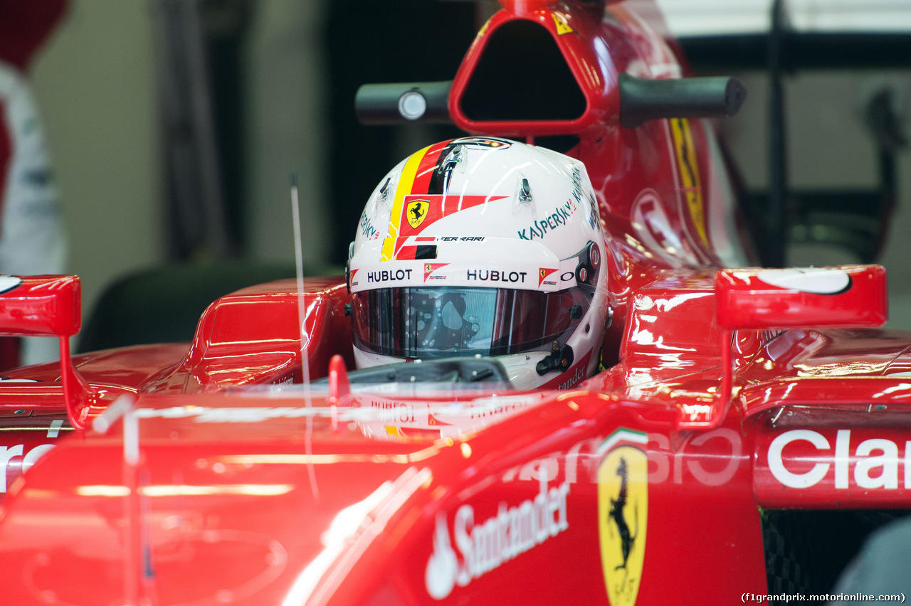 TEST F1 BARCELLONA 21 FEBBRAIO, Sebastian Vettel (GER) Ferrari SF15-T.
21.02.2015.
