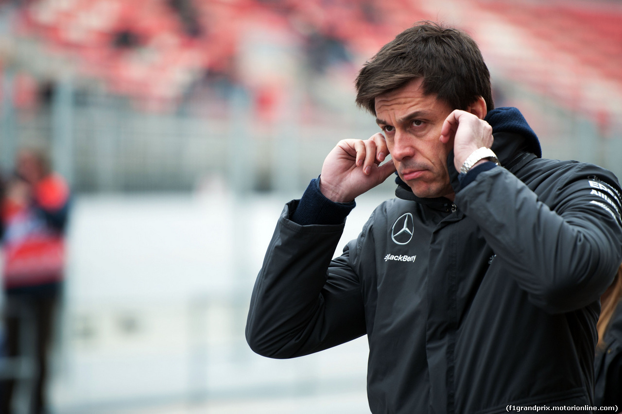 TEST F1 BARCELLONA 21 FEBBRAIO, Toto Wolff (GER) Mercedes AMG F1 Shareholder e Executive Director.
21.02.2015.
