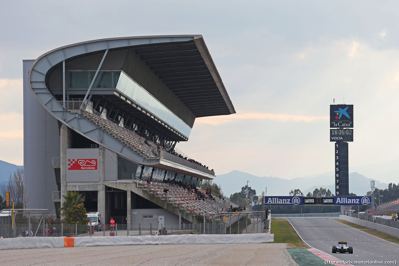 TEST F1 BARCELLONA 21 FEBBRAIO, Marcus Ericsson (SWE) Sauber C34.
21.02.2015.
