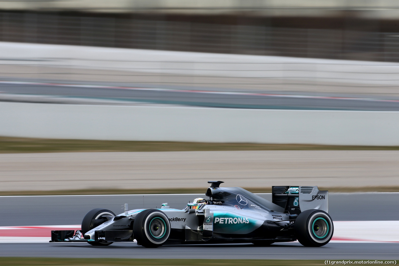 TEST F1 BARCELLONA 21 FEBBRAIO, Lewis Hamilton (GBR), Mercedes AMG F1 Team 
21.02.2015.