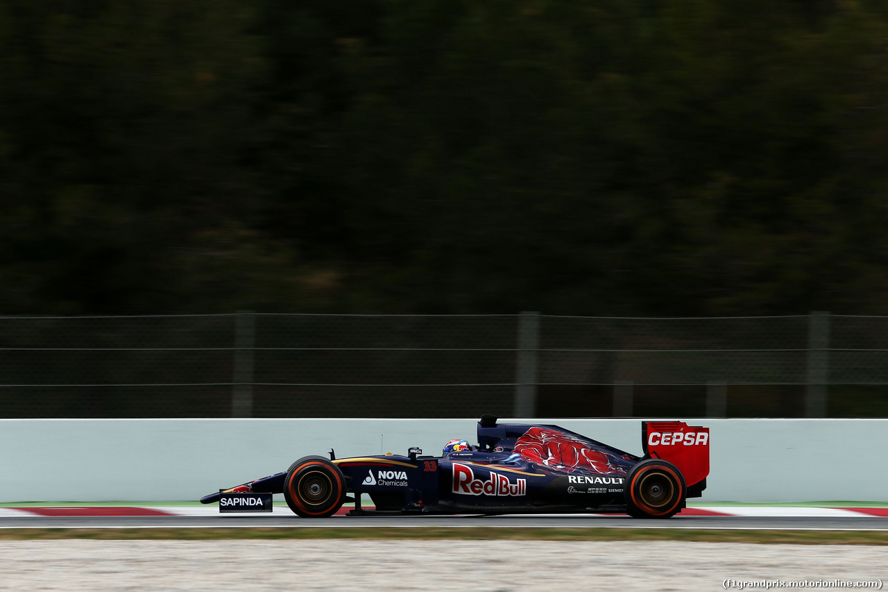 TEST F1 BARCELLONA 21 FEBBRAIO, Max Verstappen (NLD) Scuderia Toro Rosso STR10.
21.02.2015.
