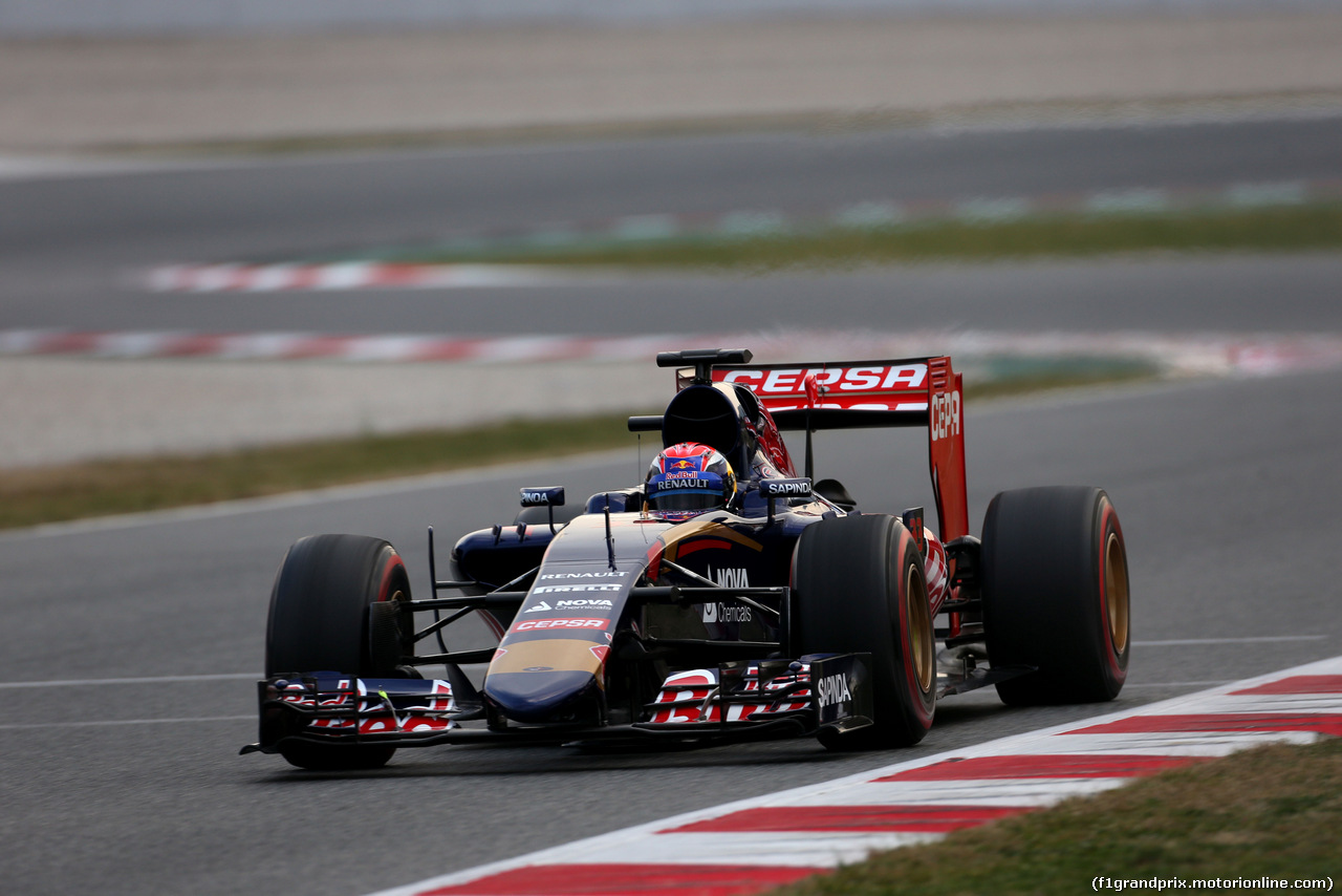 TEST F1 BARCELLONA 21 FEBBRAIO, Max Verstappen (NL), Scuderia Toro Rosso 
21.02.2015.