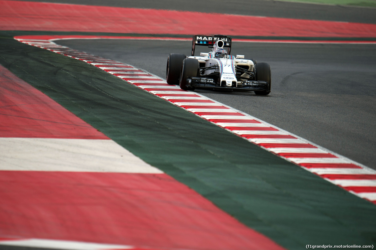 TEST F1 BARCELLONA 21 FEBBRAIO, Valtteri Bottas (FIN) Williams FW37.
21.02.2015.
