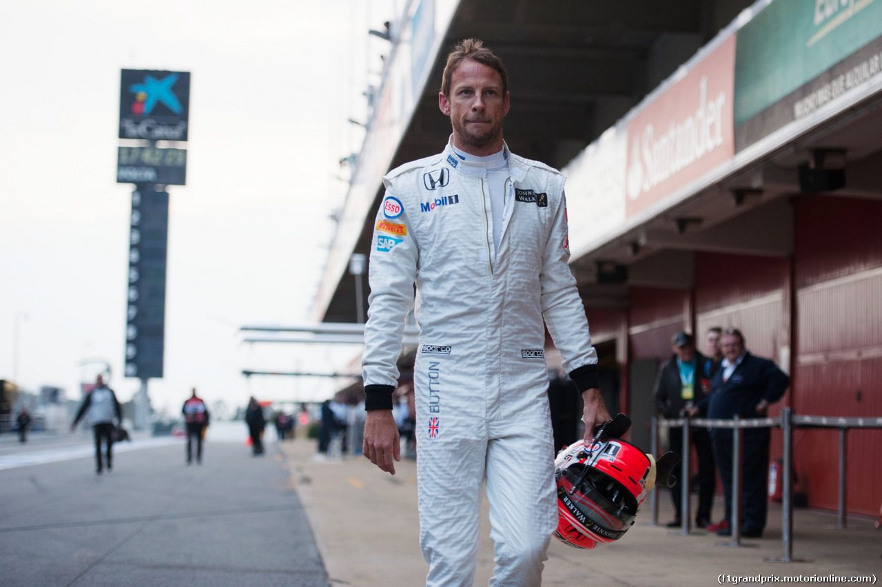 TEST F1 BARCELLONA 21 FEBBRAIO, Jenson Button (GBR) McLaren.
21.02.2015.