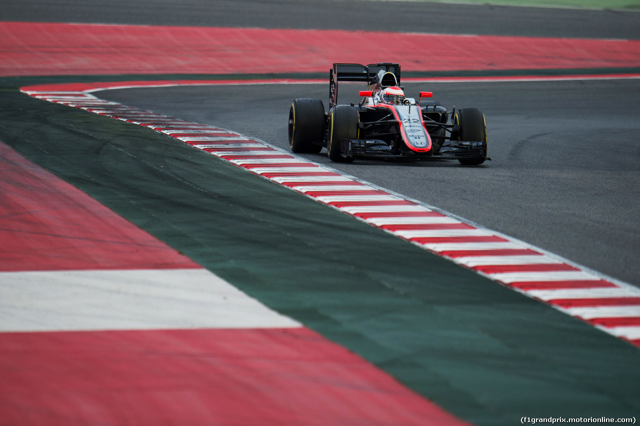 TEST F1 BARCELLONA 21 FEBBRAIO, Jenson Button (GBR) McLaren MP4-30.
21.02.2015.