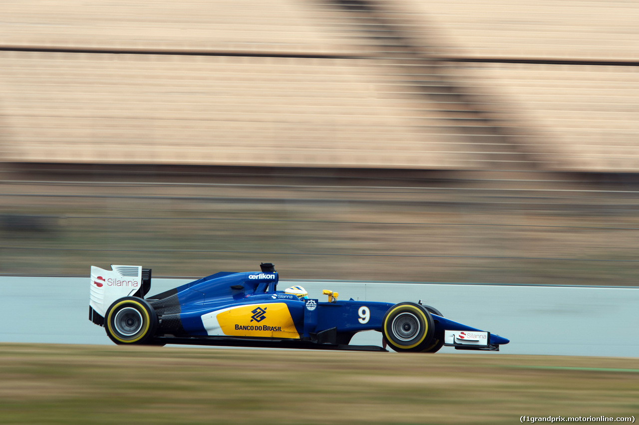 TEST F1 BARCELLONA 21 FEBBRAIO, Marcus Ericsson (SWE) Sauber C34.
21.02.2015.