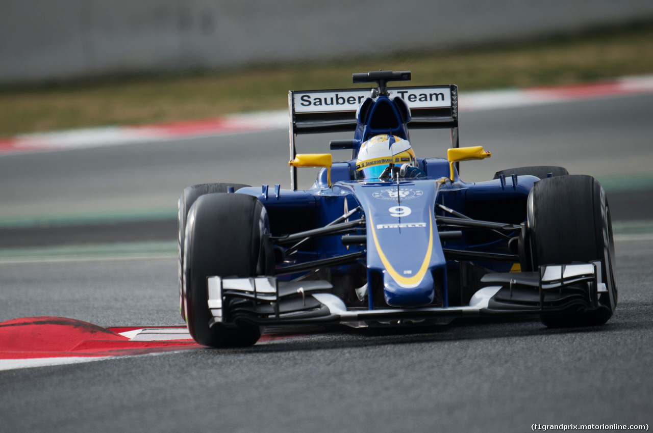 TEST F1 BARCELLONA 21 FEBBRAIO, Marcus Ericsson (SWE) Sauber C34.
21.02.2015.