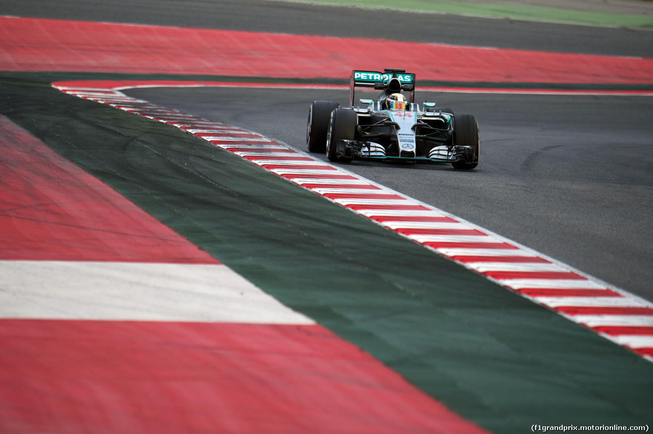 TEST F1 BARCELLONA 21 FEBBRAIO, Lewis Hamilton (GBR) Mercedes AMG F1 W06.
21.02.2015.