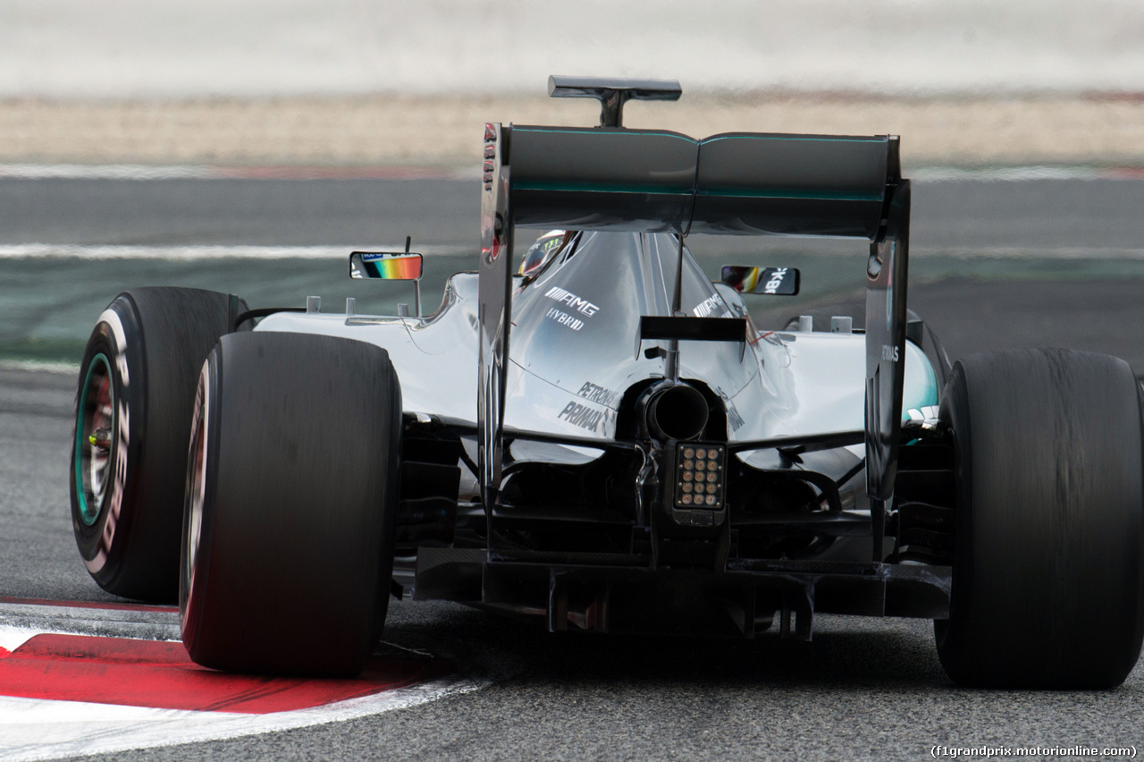 TEST F1 BARCELLONA 21 FEBBRAIO, Lewis Hamilton (GBR) Mercedes AMG F1 W06.
21.02.2015.