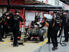 TEST F1 BARCELLONA 21 FEBBRAIO, Pastor Maldonado (VEN) Lotus F1 E23 in the pits.
21.02.2015.