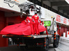 TEST F1 BARCELLONA 21 FEBBRAIO, The Ferrari SF15-T of Sebastian Vettel (GER) Ferrari is recovered back to the pits on the back of a truck.
21.02.2015.