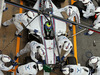 TEST F1 BARCELLONA 21 FEBBRAIO, Felipe Massa (BRA) Williams FW37 practices a pit stop.
21.02.2015.