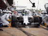 TEST F1 BARCELLONA 21 FEBBRAIO, Felipe Massa (BRA) Williams FW37 practices a pit stop.
21.02.2015.