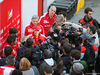 TEST F1 BARCELLONA 21 FEBBRAIO, Sebastian Vettel (GER) Ferrari with the media.
21.02.2015.