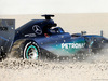TEST F1 BARCELLONA 22 FEBBRAIO, Nico Rosberg (GER) Mercedes AMG F1 W06 spins off the circuit.
22.02.2015.