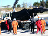 TEST F1 BARCELLONA 22 FEBBRAIO, The Mercedes AMG F1 W06 of Nico Rosberg (GER) Mercedes AMG F1 is recovered back to the pits on the back of a truck.
22.02.2015.